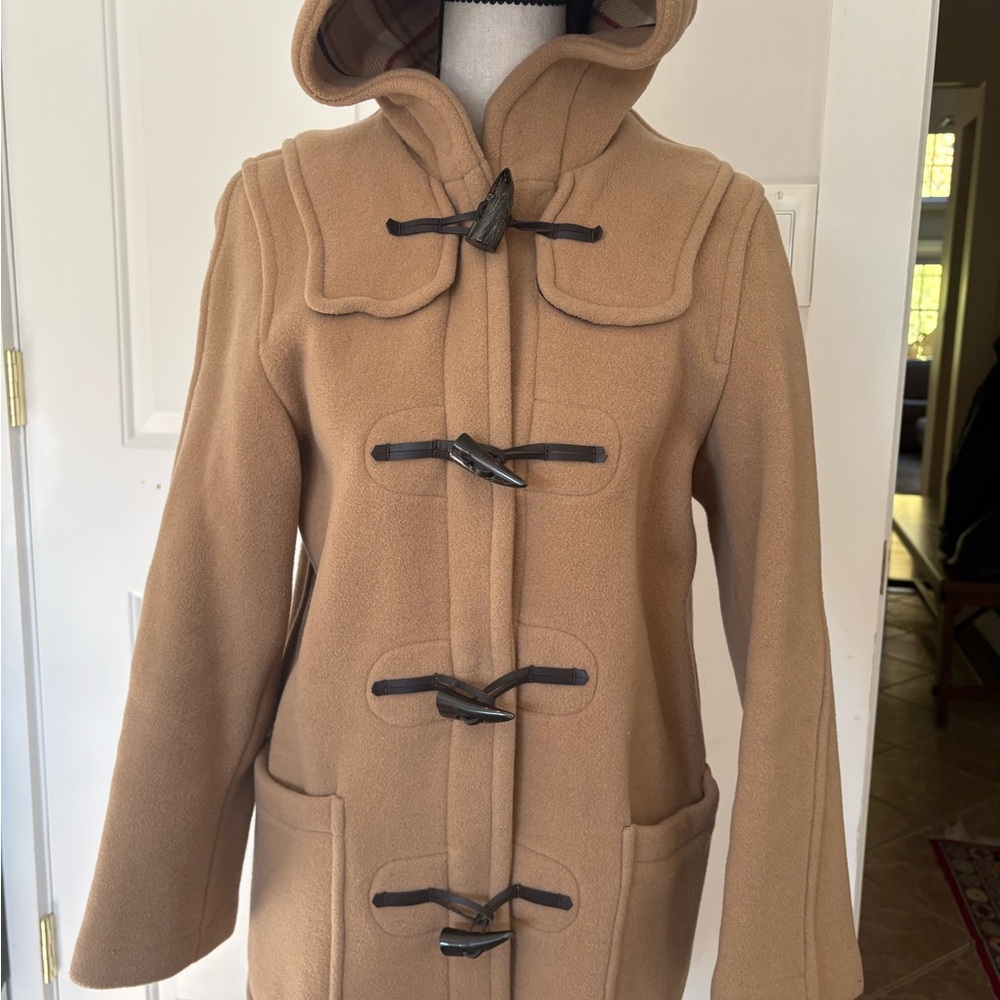 Women's Classic Tan Toggle Jacket - image 2